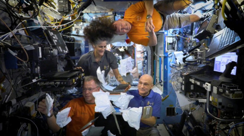 Astronaut crew docks with space station to replace ‘Butch and Suni’