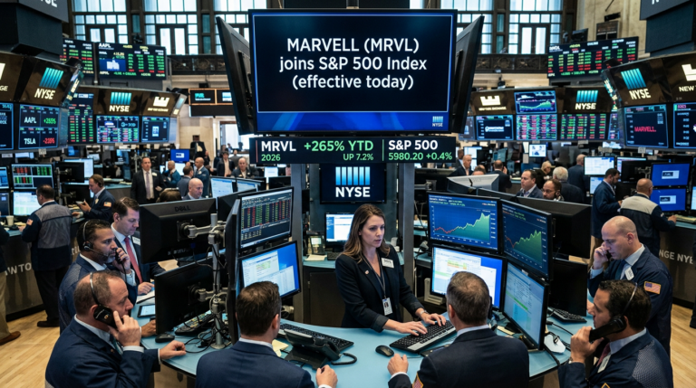 Marvell Joins the S&P 500 Today. The Stock Is Already Up 265% This Year.
