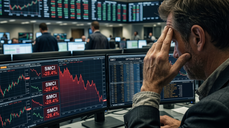 SMCI Just Dropped 28% in Two Days. Here’s What the Options Market Is Telling You Right Now.