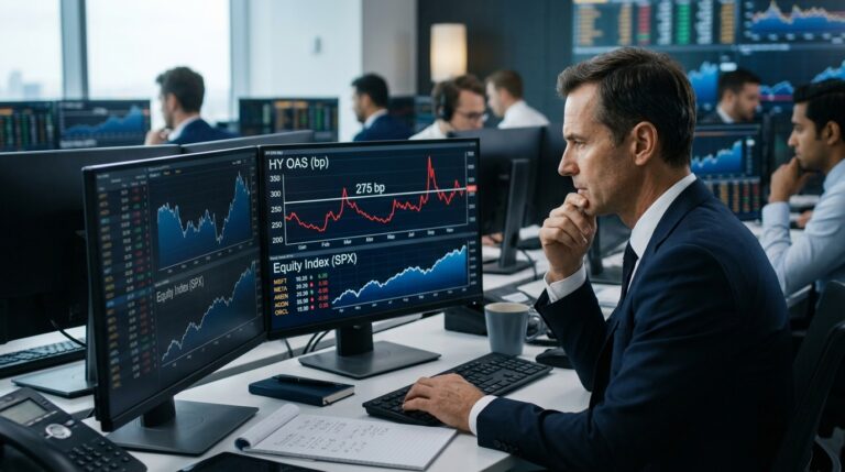 HY OAS at 275bp: the number equities must watch